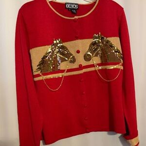 Red Horse Sweater